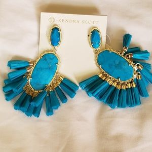 Kendra Scott Cristina Turquoise earrings